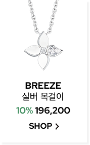 BREEZE 실버 목걸이