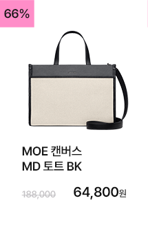 MOE 캔버스 MD 토트 BK