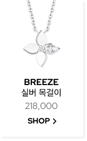 BREEZE 실버 목걸이