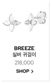 BREEZE 실버 귀걸이