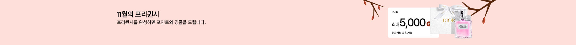  [통합/이] 11월 프리퀸시 (11/1~30)