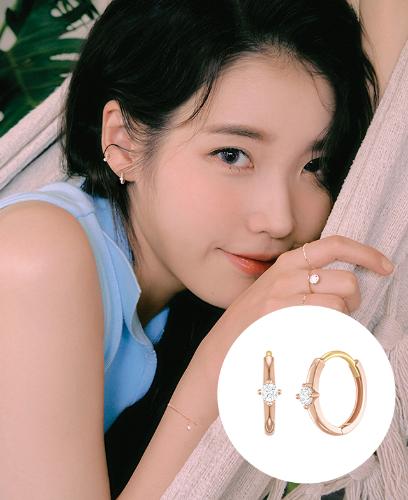 [아이유 PICK] J Basic 14K 귀걸이 (JJJBEQ9AS557R4000)