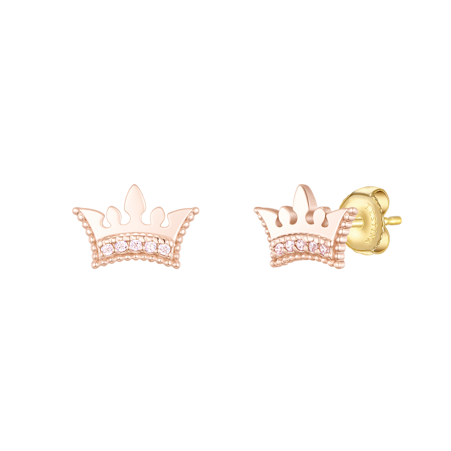 Mini Pink Dream Tiara 14K 귀걸이 (JJT1EQ3AF944R4000)
