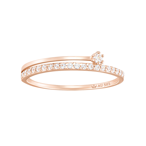 J Basic Sereno 14K 반지 (JJJBRQ7AS123R4120)