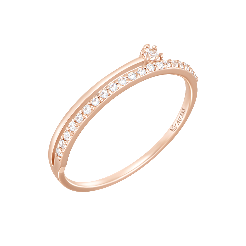 J Basic Sereno 14K 반지 (JJJBRQ7AS123R4120)