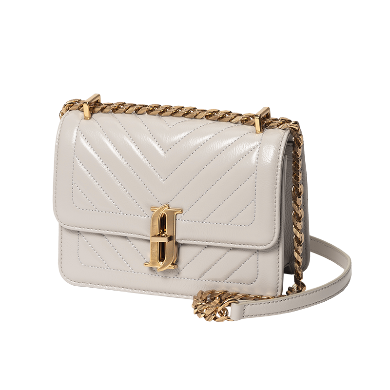 JOELLE QUILTING SM 체인 숄더 WH (JHNCHA9AF700WH010)