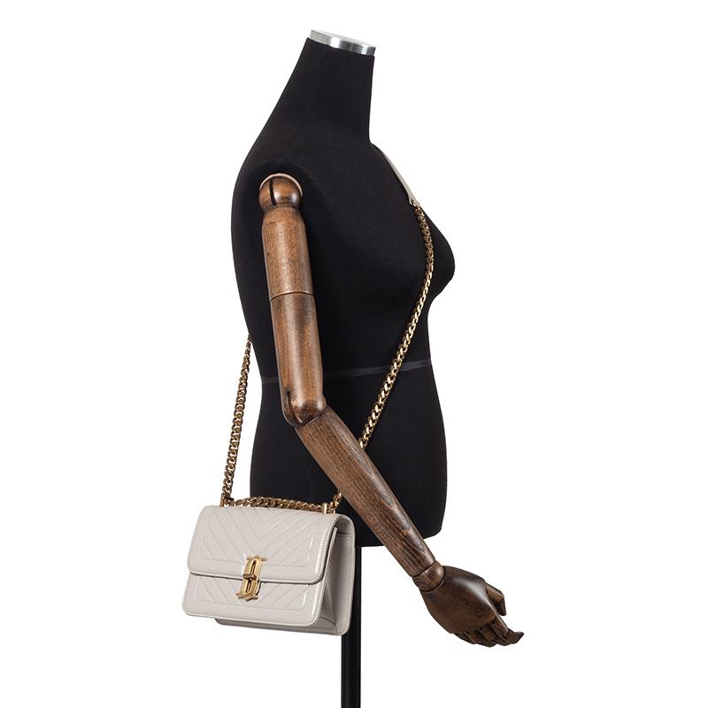 JOELLE QUILTING SM 체인 숄더 WH (JHNCHA9AF700WH010)