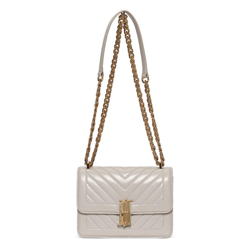 JOELLE QUILTING SM 체인 숄더 WH (JHNCHA9AF700WH010)