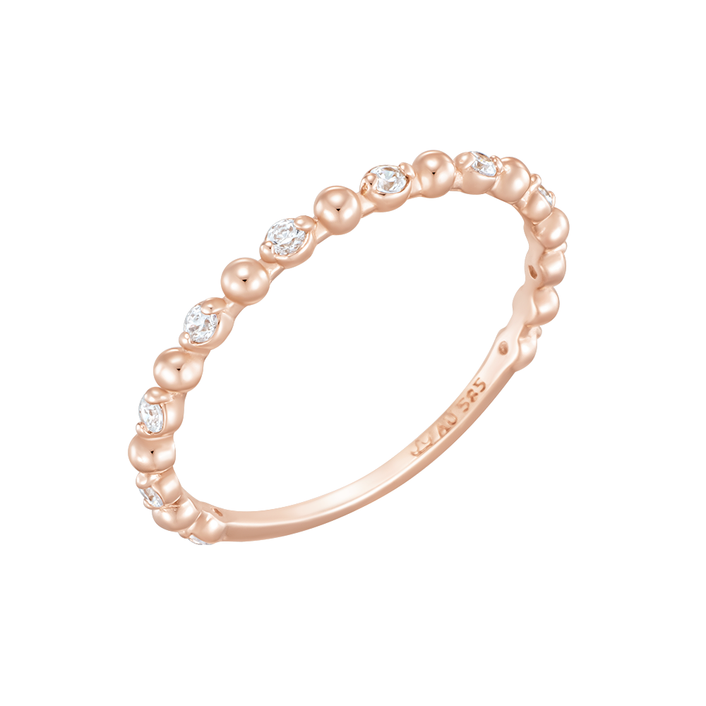 J Basic 14K 반지 (JJJBRQ9AF143R4120)