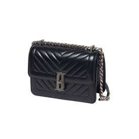 JOELLE QUILTING SM 체인 숄더 BK (JHNCHA0BS700BK010)