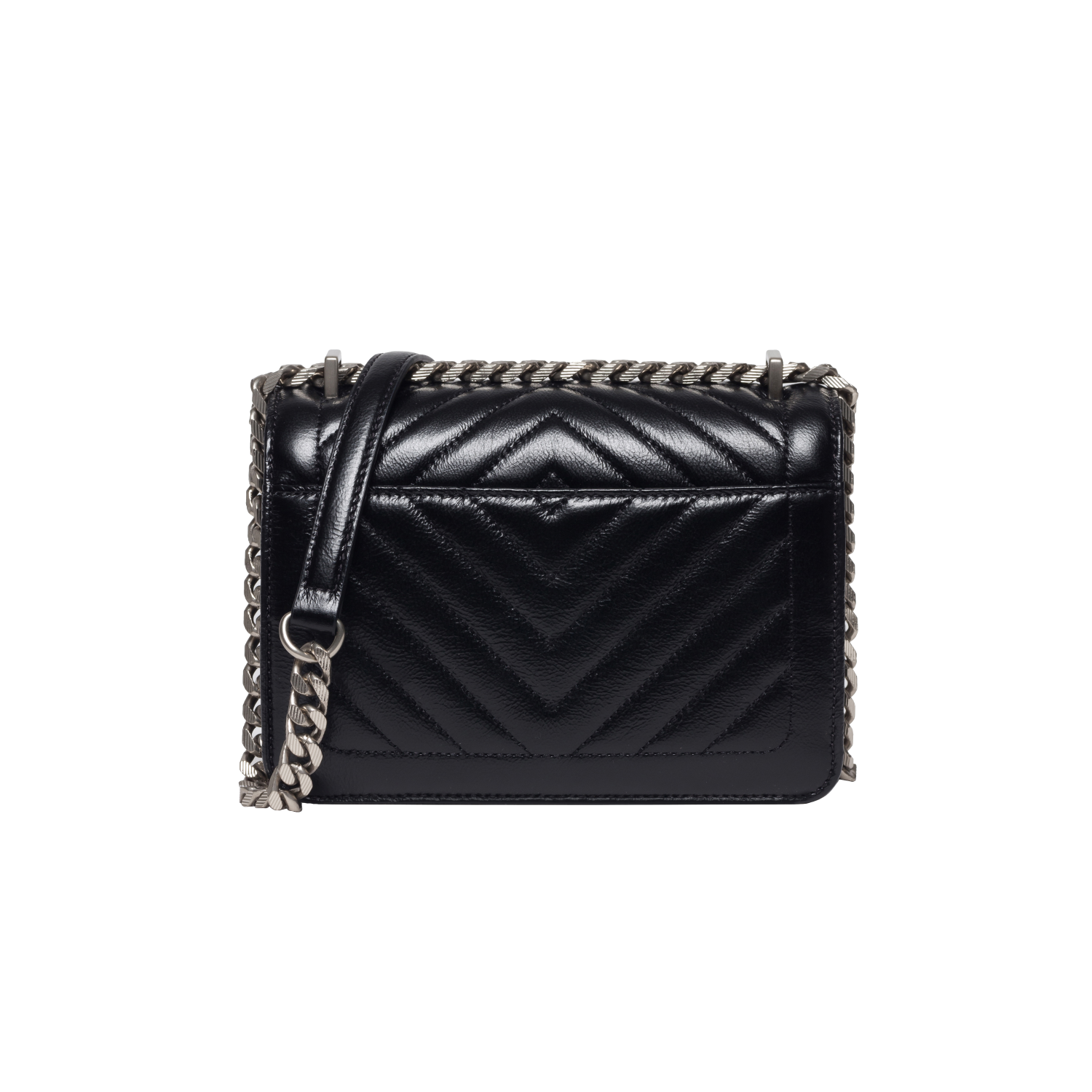 JOELLE QUILTING SM 체인 숄더 BK (JHNCHA0BS700BK010)