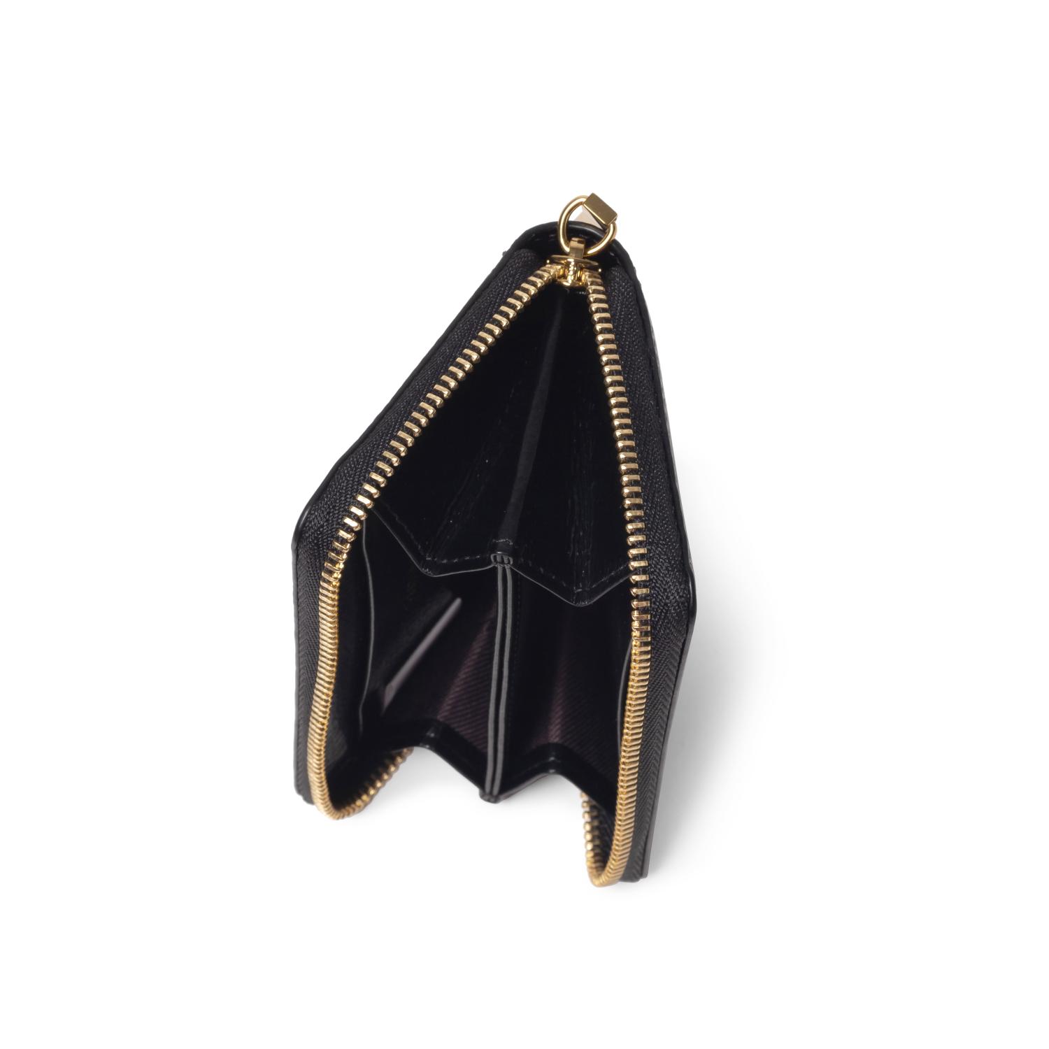 JOELLE QUILTING 지퍼카드지갑 BK (JSNCSF0BF333BK010)