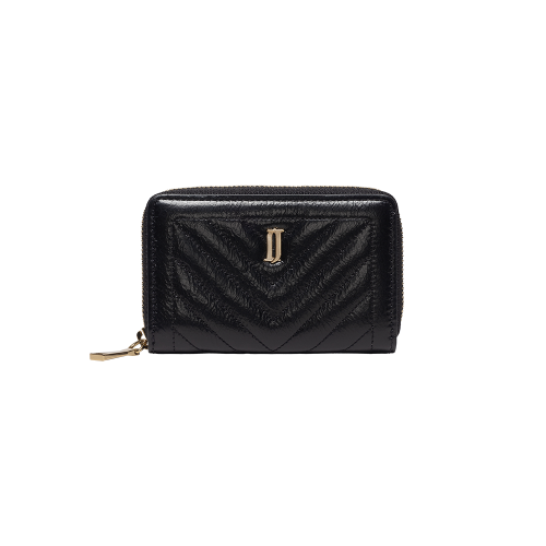 JOELLE QUILTING 지퍼카드지갑 BK (JSNCSF0BF333BK010)