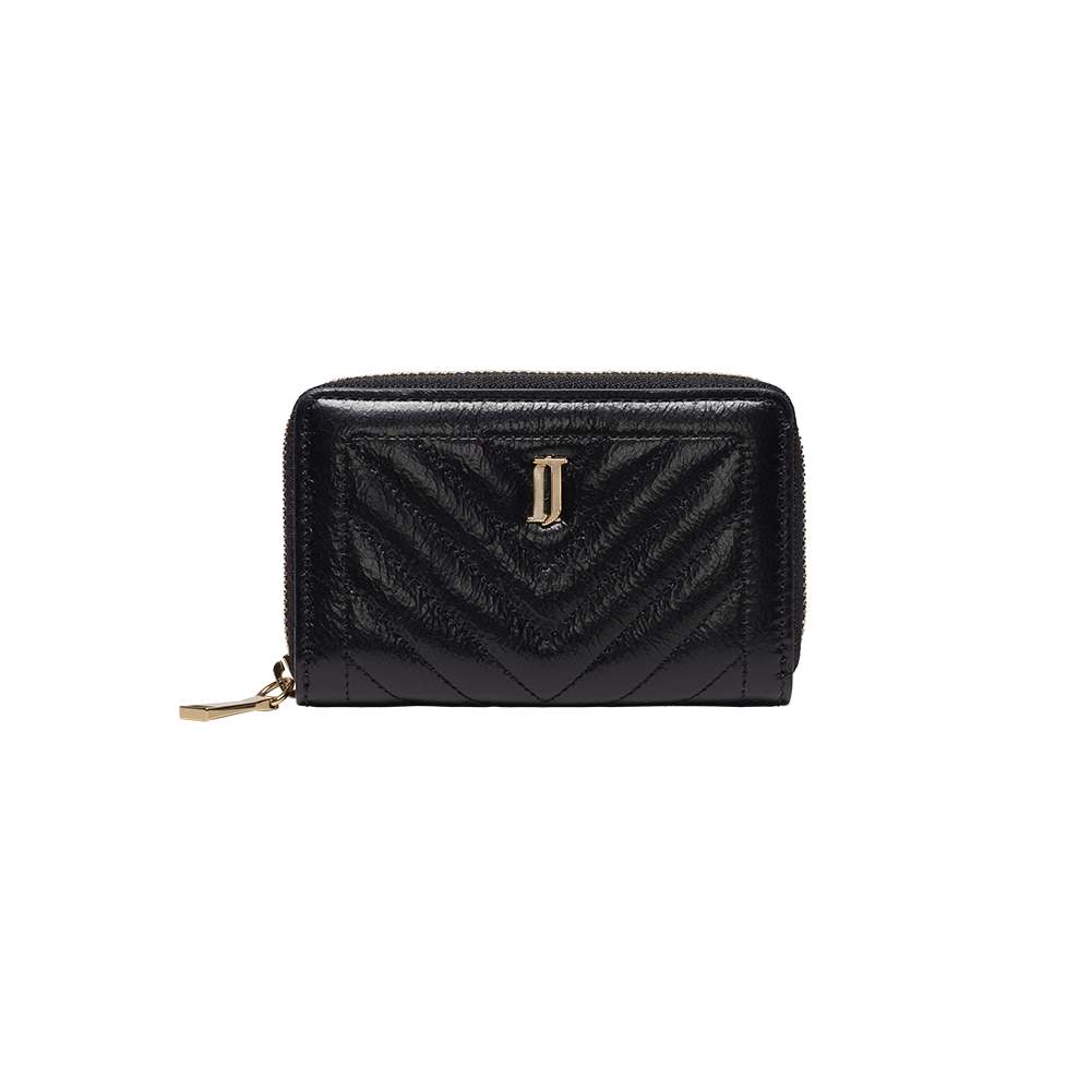 JOELLE QUILTING 지퍼카드지갑 BK (JSNCSF0BF333BK010)