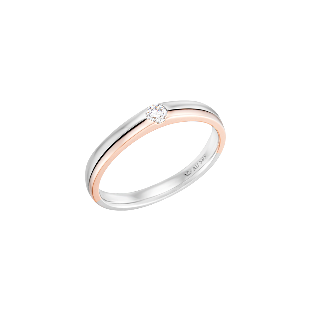 MARIEBEL 14K 1부 다이아 커플링 (M) (JJMBCD0BF451C4170)