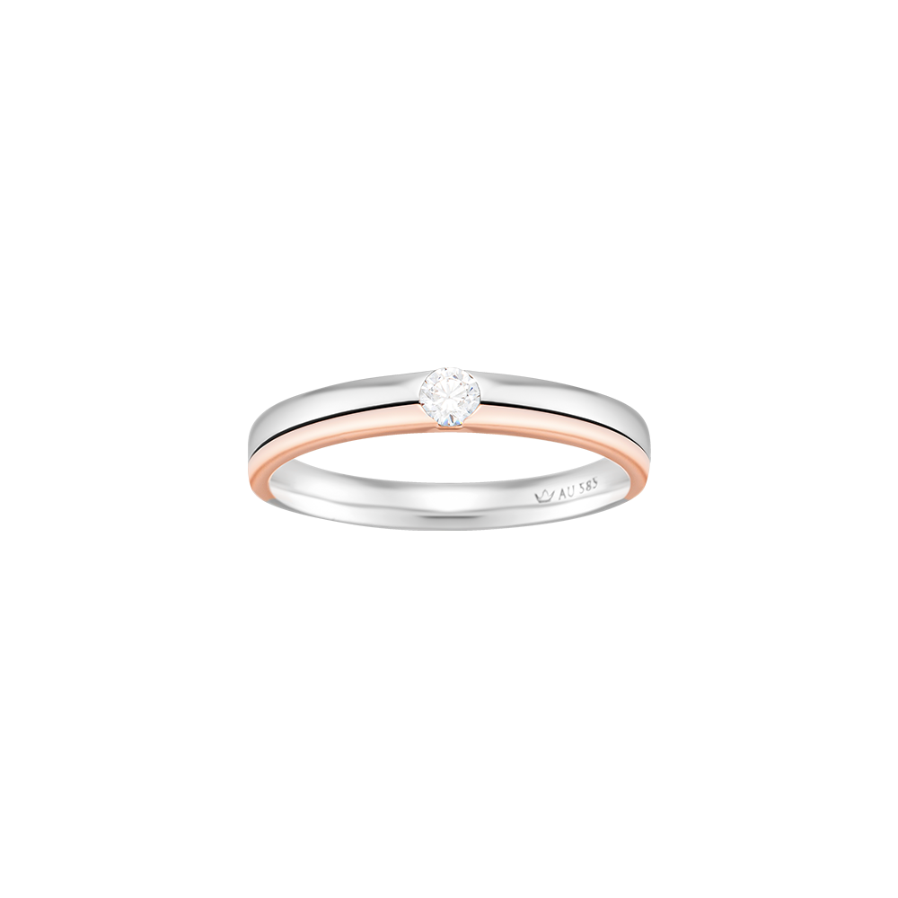 MARIEBEL 14K 1부 다이아 커플링 (M) (JJMBCD0BF451C4170)