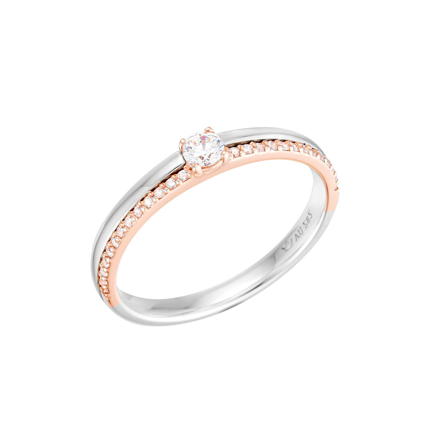 MARIEBEL 14K 1부 다이아 커플링 (W) (JJMBCD0BF452C4120)