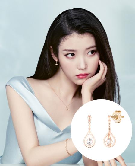 [아이유 PICK] MARIEBEL 14K 페어 귀걸이 (JJMBEQ0BF481R4000)