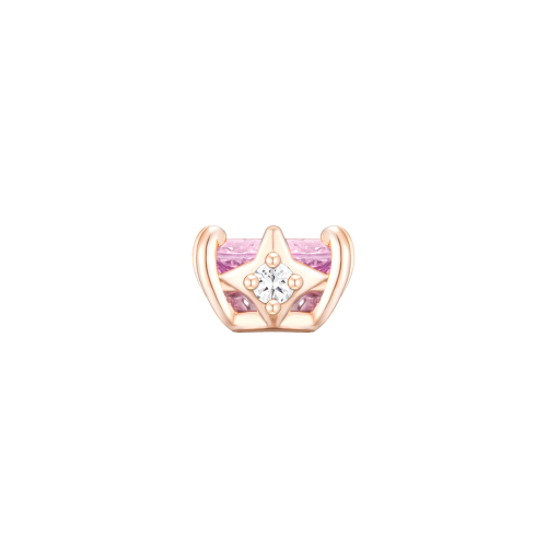 [패밀리세일] MARIEBEL 14K 핑크사파이어 귀걸이 (JJMBEN0BF459R4000)