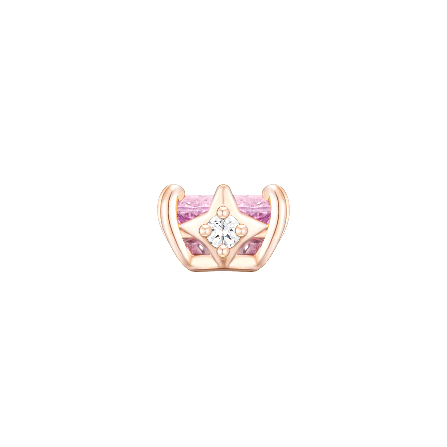 [패밀리세일] MARIEBEL 14K 핑크사파이어 귀걸이 (JJMBEN0BF459R4000)