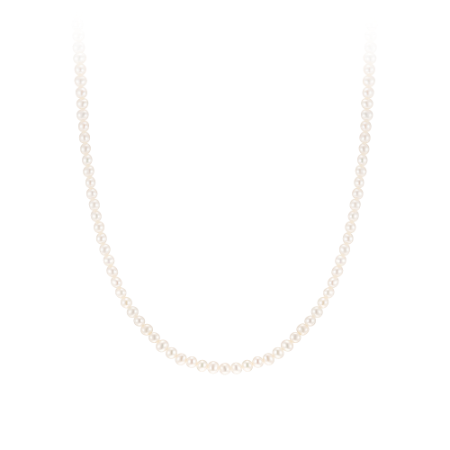 BASIC PERLINA 14K 담수진주 비드목걸이 4mm (JJP1NF1BS200R4420)