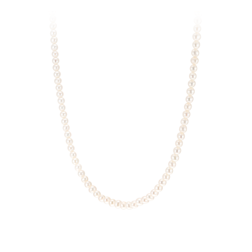 BASIC PERLINA 14K 담수진주 비드목걸이 4mm (JJP1NF1BS200R4420)