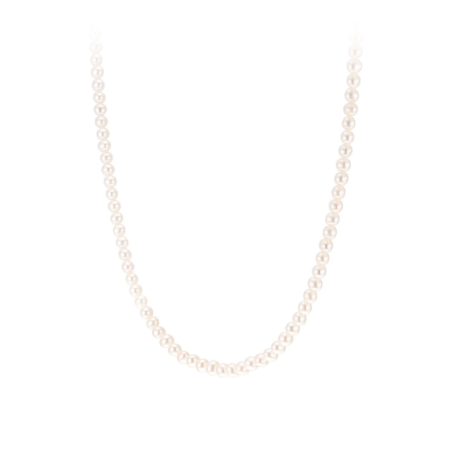 BASIC PERLINA 14K 담수진주 비드목걸이 4mm (JJP1NF1BS200R4420)