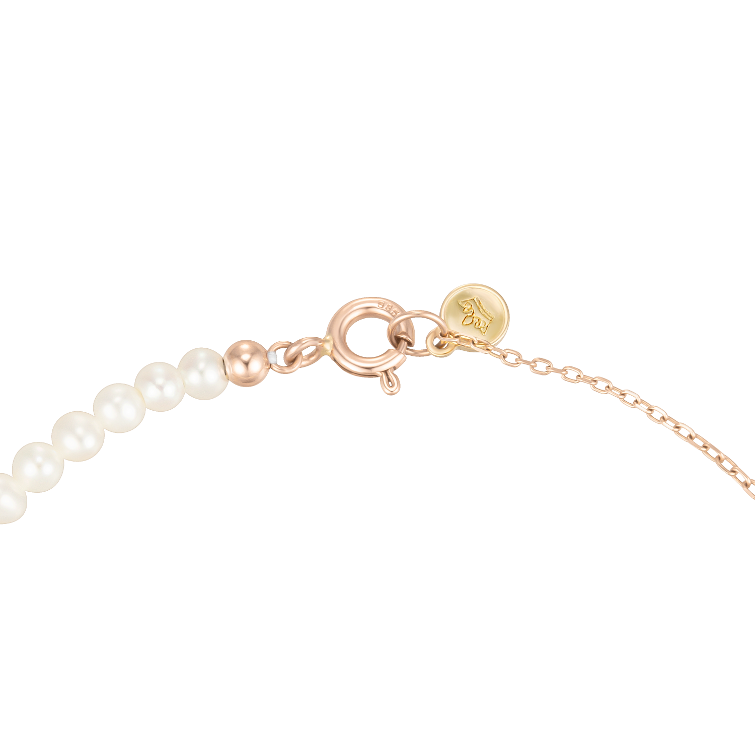 BASIC PERLINA 14K 담수진주 비드목걸이 4mm (JJP1NF1BS200R4420)