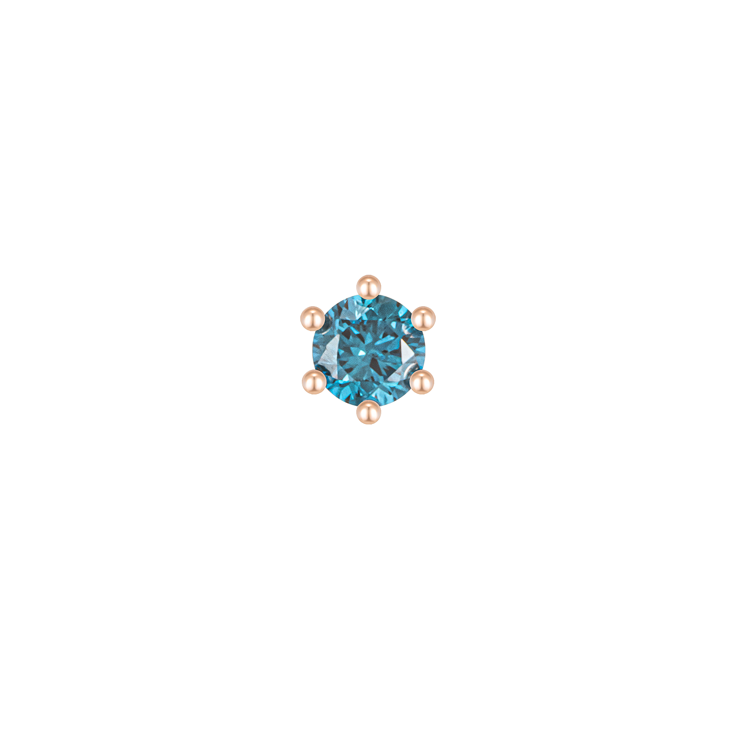 MARIEBEL 14K 다이아 싱글 피어싱 (JJMBED1BS508R4P00)