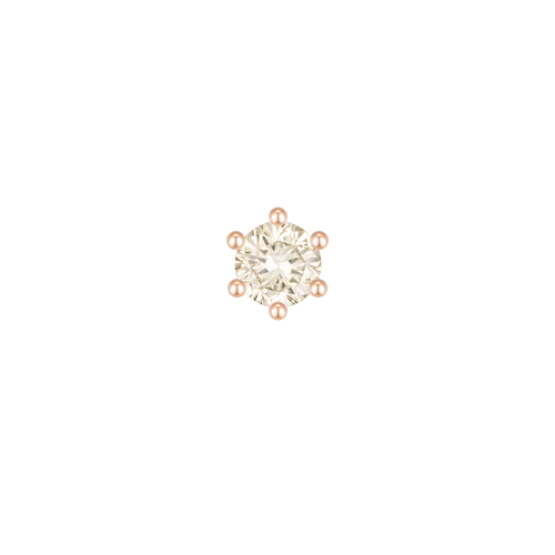 MARIEBEL 14K 다이아 싱글 피어싱 (JJMBED1BS510R4P00)