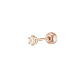 MARIEBEL 14K 다이아 싱글 피어싱 (JJMBED1BS510R4P00)