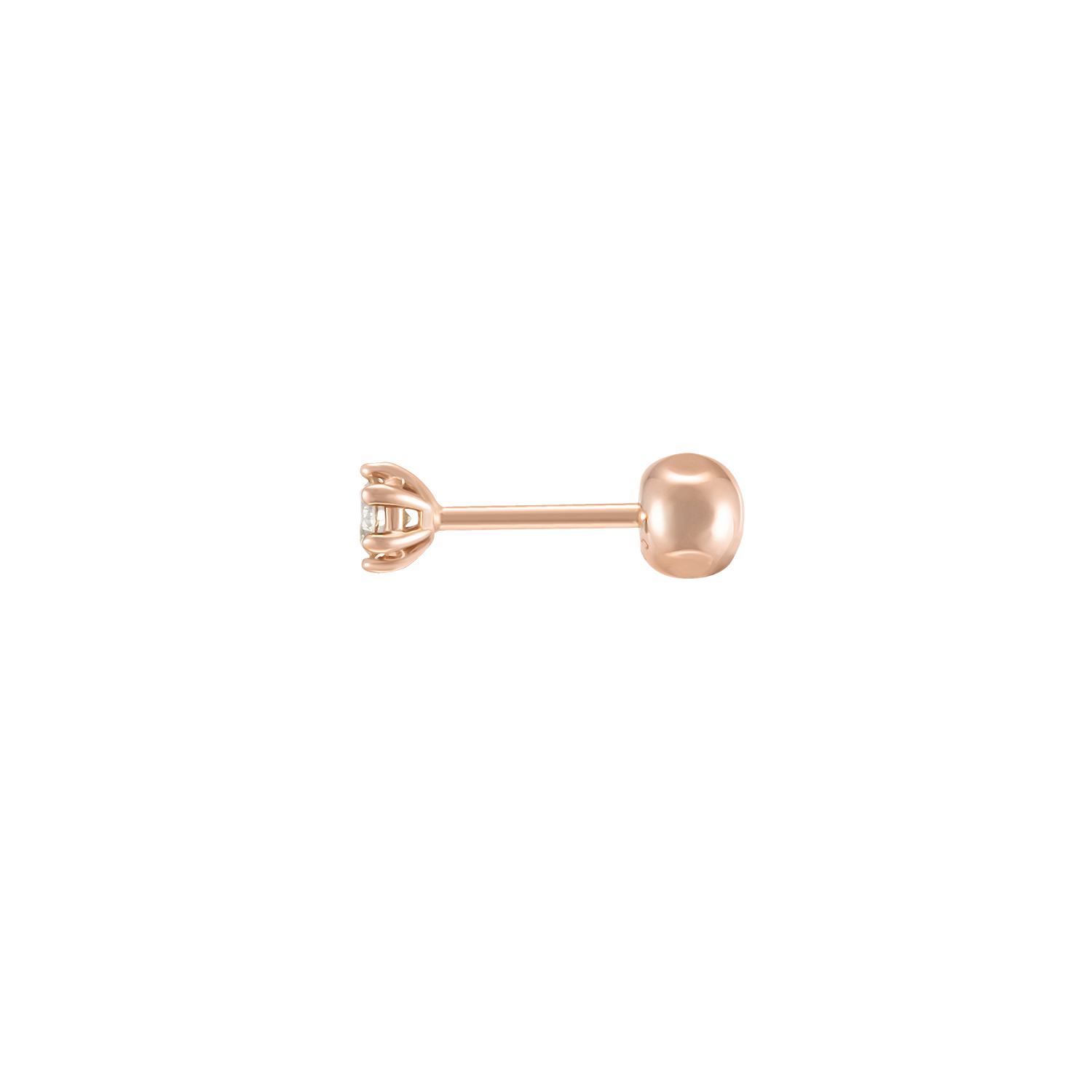 MARIEBEL 14K 다이아 싱글 피어싱 (JJMBED1BS510R4P00)