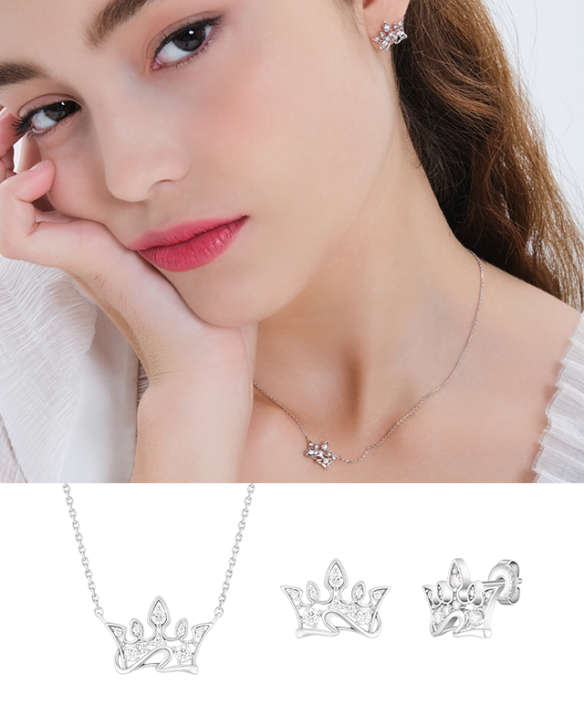 TIARA 목걸이+귀걸이 세트 (SET-J0-1089)