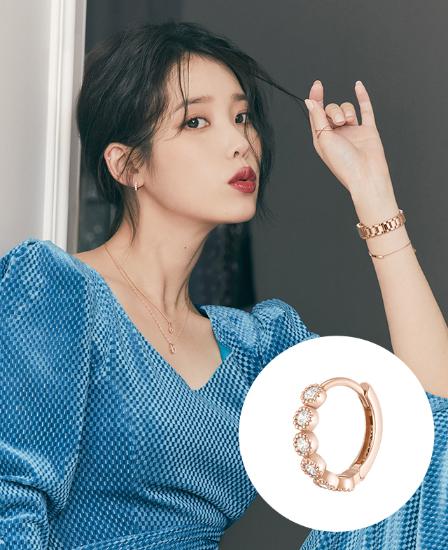 [아이유 PICK] J.Livera 14K 싱글 귀걸이 (JJJTEQ1BS037R4P00)