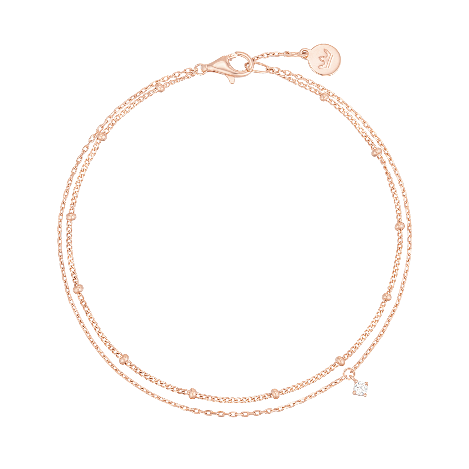 [아이유 PICK] LALA J 2줄 팔찌 (JJLJBQ1BF327SR7S0)