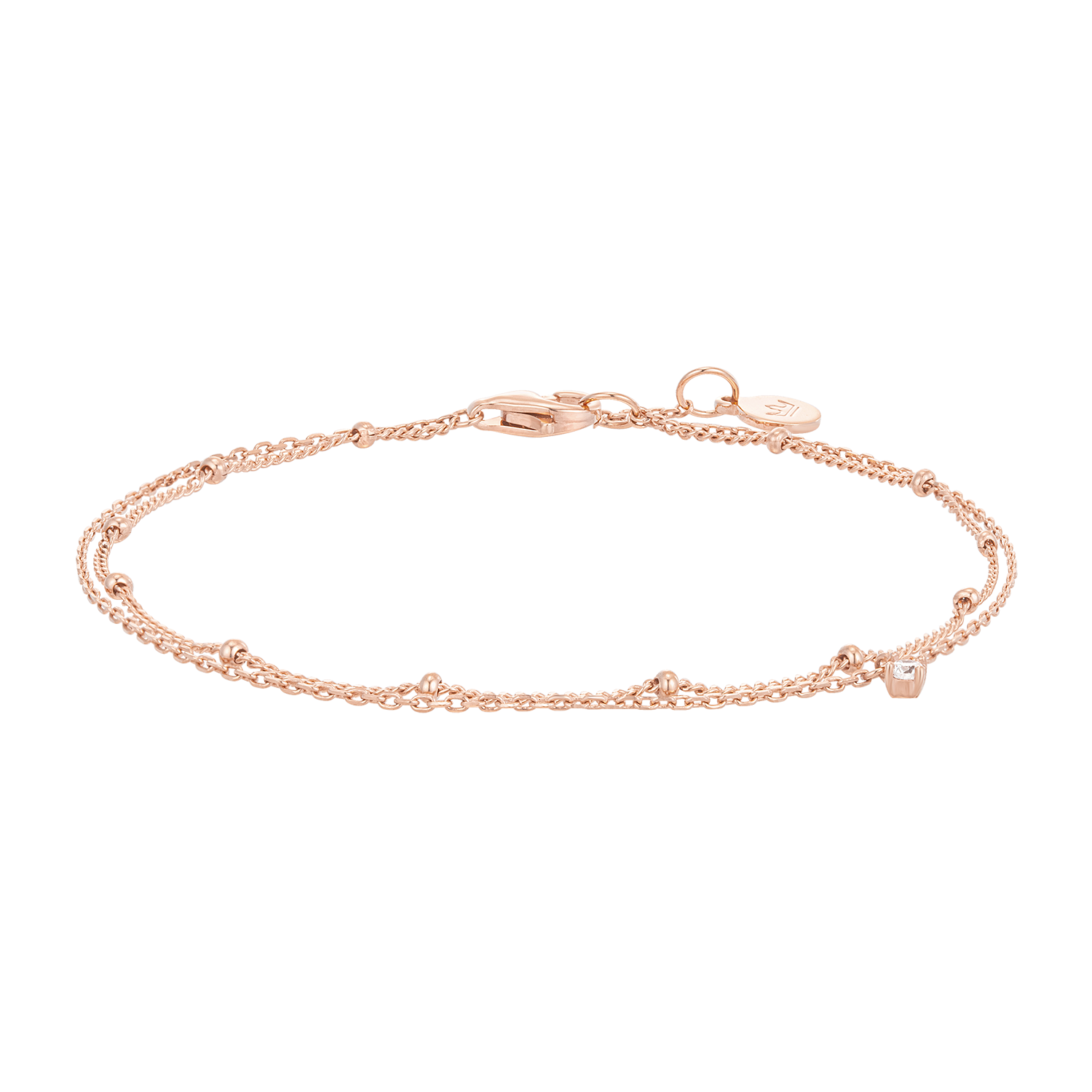 [아이유 PICK] LALA J 2줄 팔찌 (JJLJBQ1BF327SR7S0)