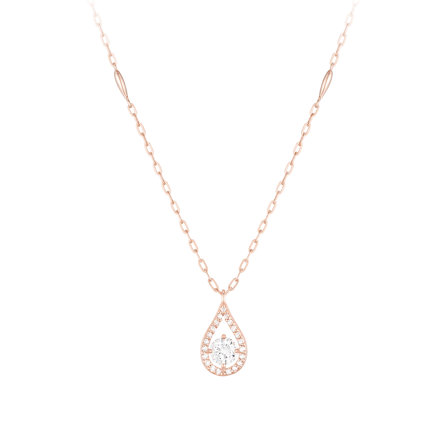 MARIEBEL 14K 3부 다이아 목걸이 (JJMBND1BF533R4420)