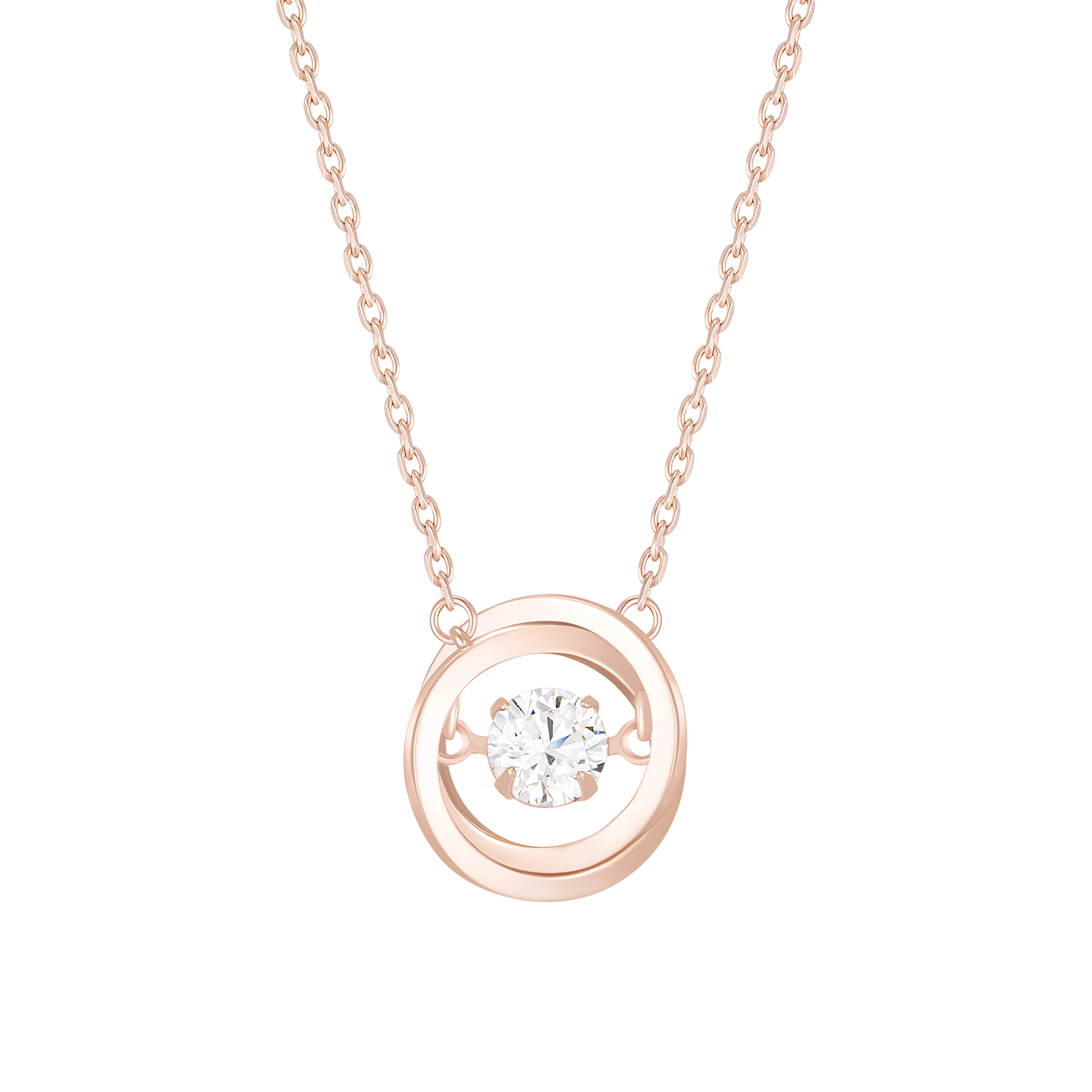 MIOELLO 14K 3부 다이아 목걸이 (JJMEND2BS603R4420)