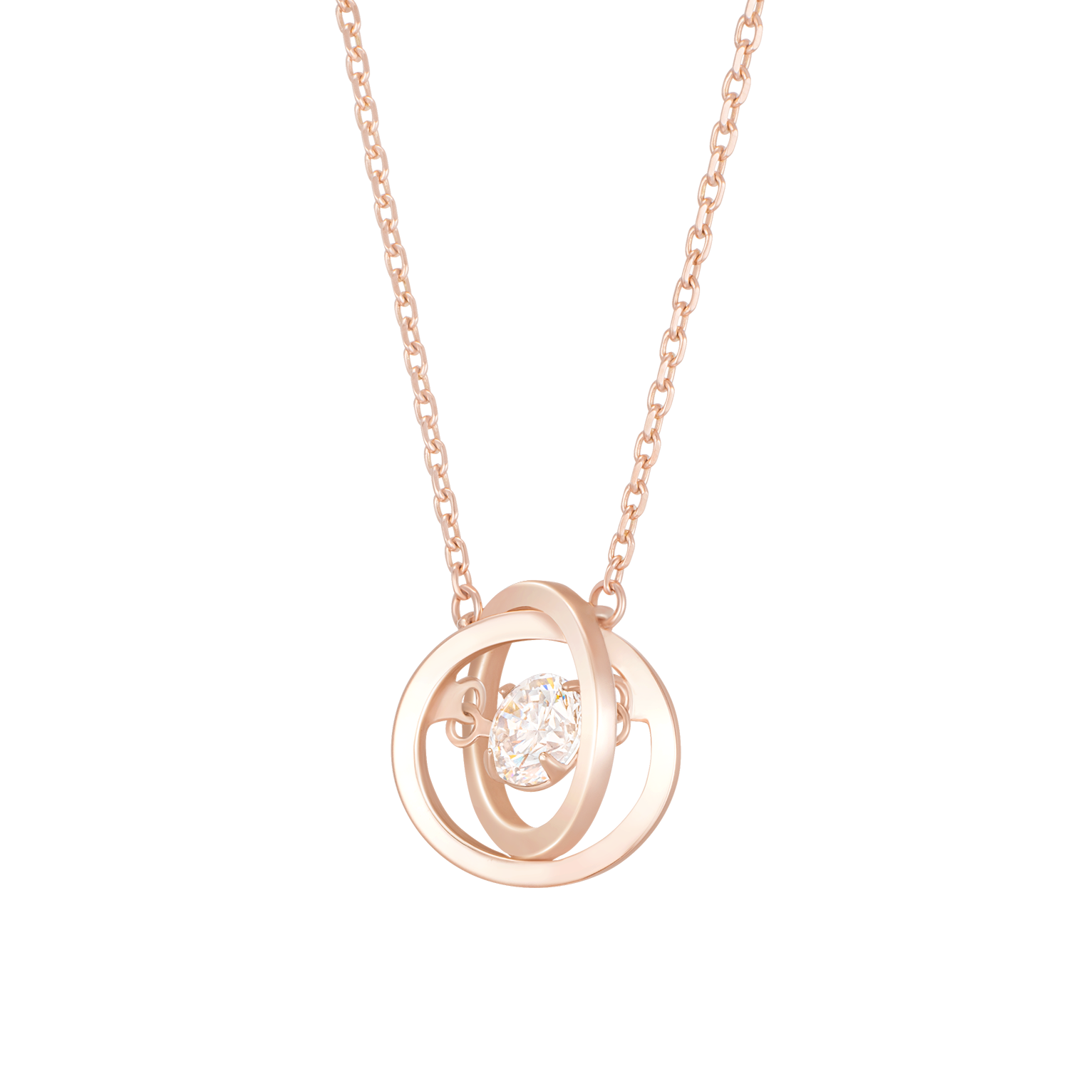 MIOELLO 14K 3부 다이아 목걸이 (JJMEND2BS603R4420)