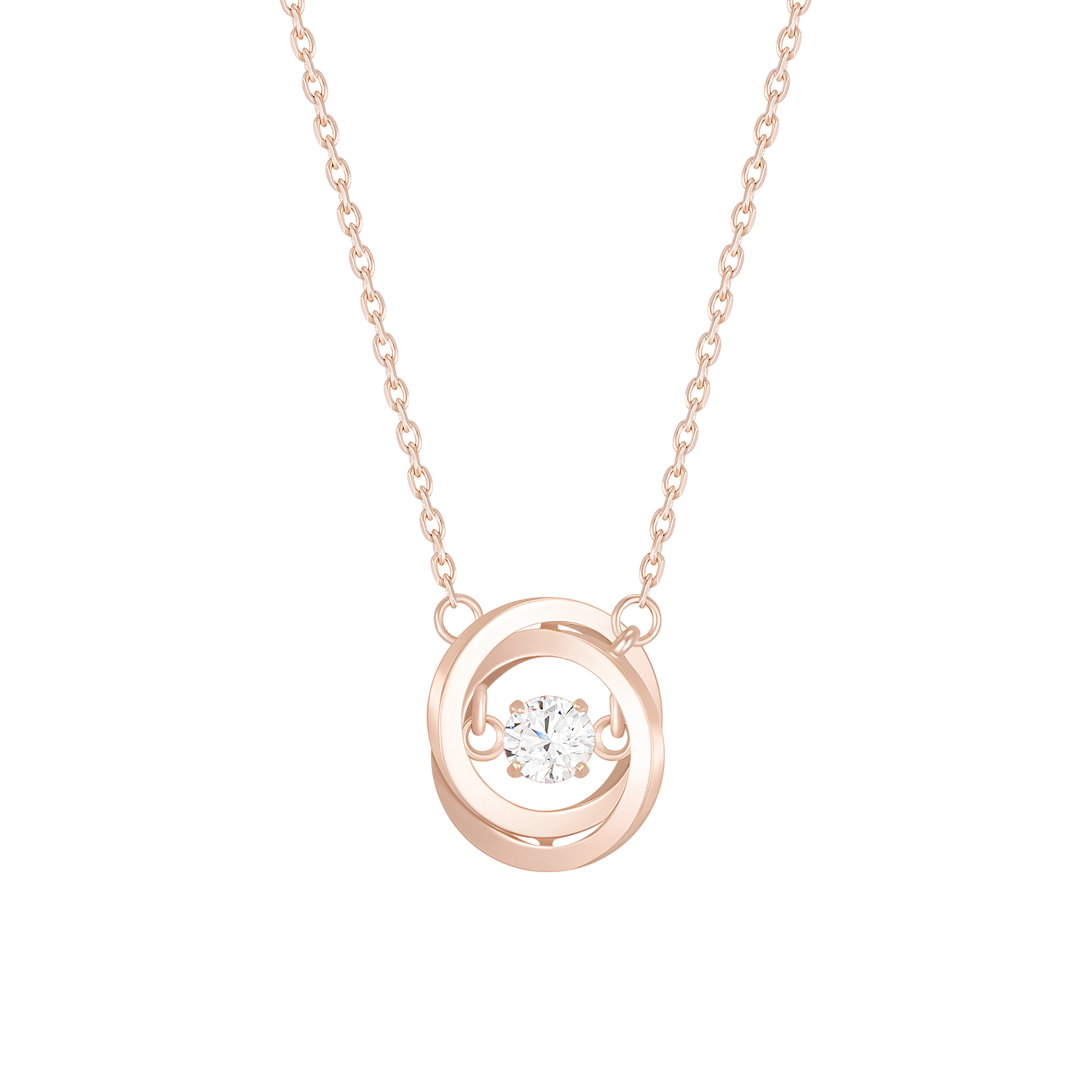 [아이유 PICK] MIOELLO 14K 1부 다이아 목걸이 (JJMEND2BS601R4420)