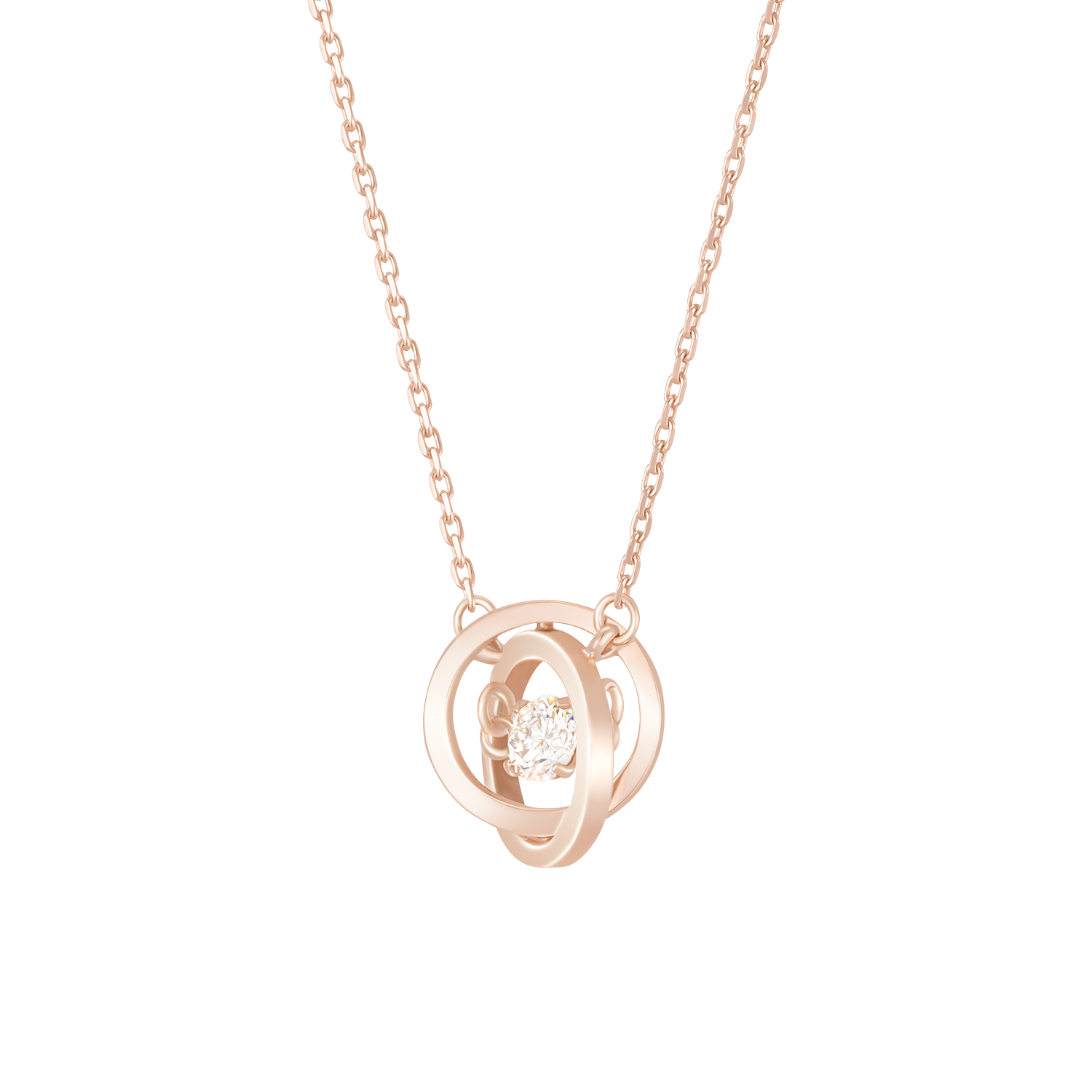 [아이유 PICK] MIOELLO 14K 1부 다이아 목걸이 (JJMEND2BS601R4420)