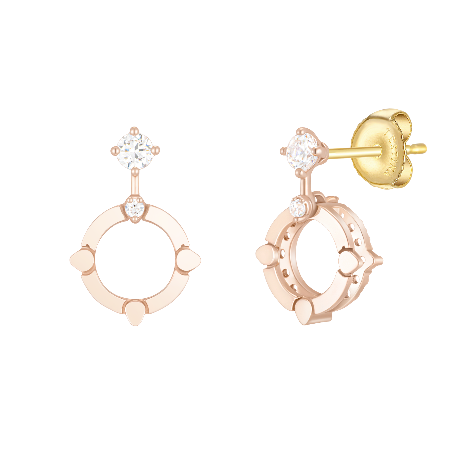 [패밀리 세일] J.Fenella 14K DUELLO 귀걸이 (JJJTEQ2BS003R4000)