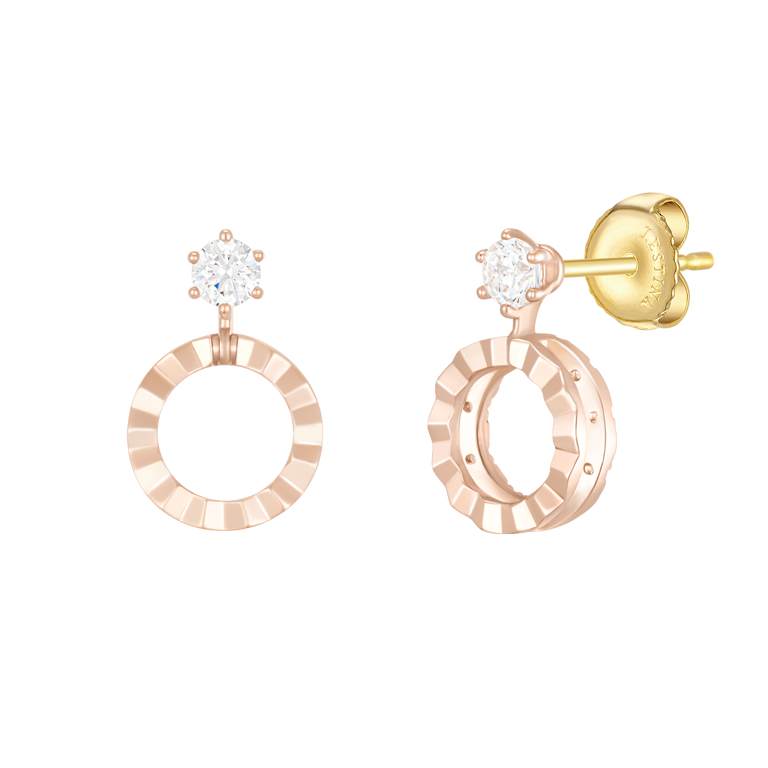 J.Fenella 14K DUELLO 귀걸이 (JJJTEQ2BS002R4000)