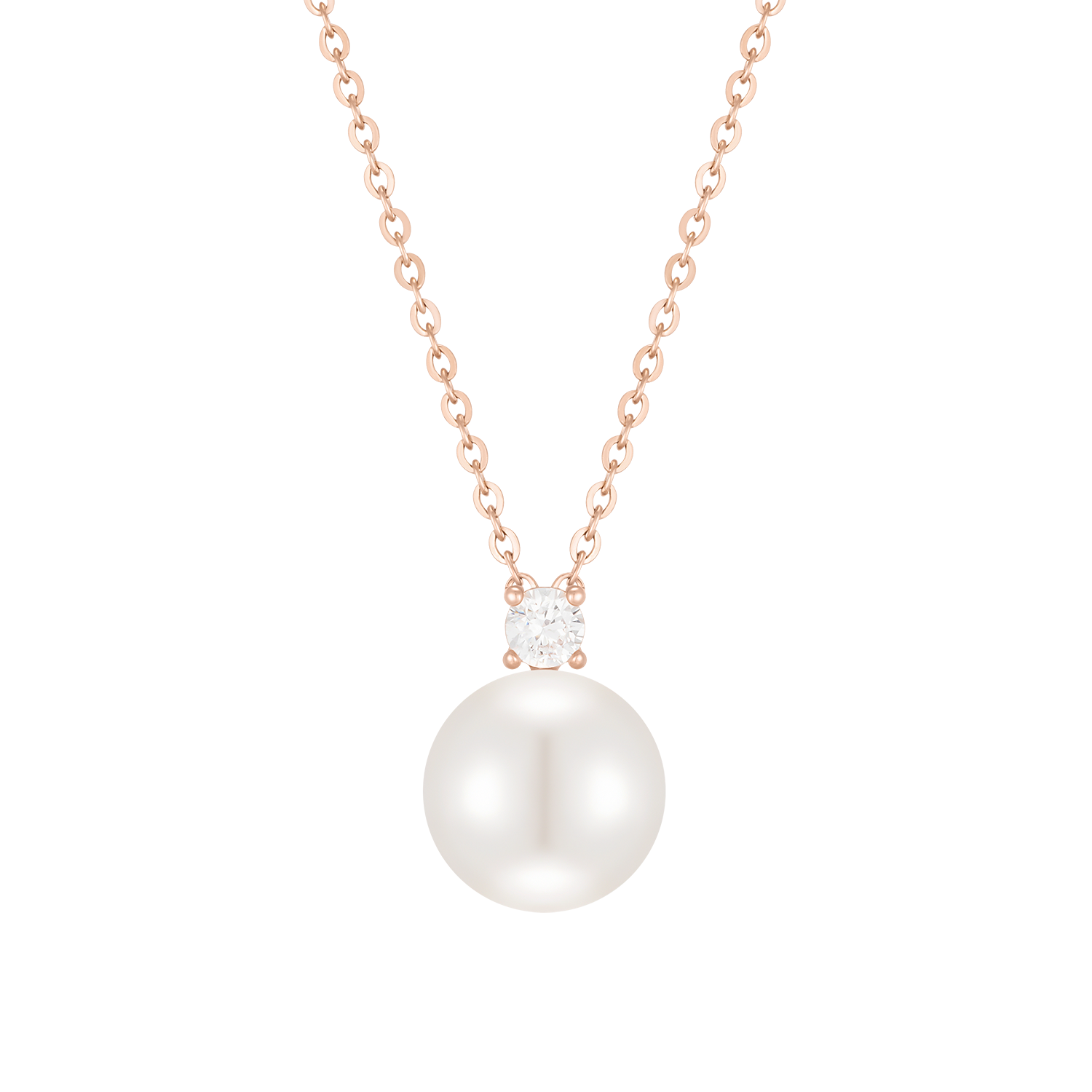 BASIC PERLINA 14K 담수진주 목걸이 (JJP1NF2BS200R4420)