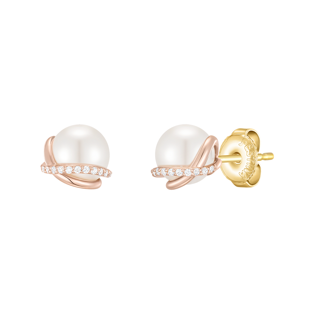 [패밀리 세일] [아이유 PICK] WAVE PERLINA 14K 귀걸이 (JJP1EF2BS202R4000)