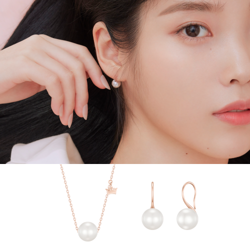 [아이유 PICK] TIARA 목걸이+귀걸이 세트 (SET-J0-0325)