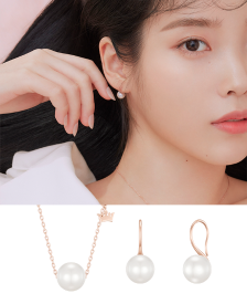 [아이유 PICK] TIARA Oh Young 목걸이+귀걸이 세트 (SET-J0-0325)