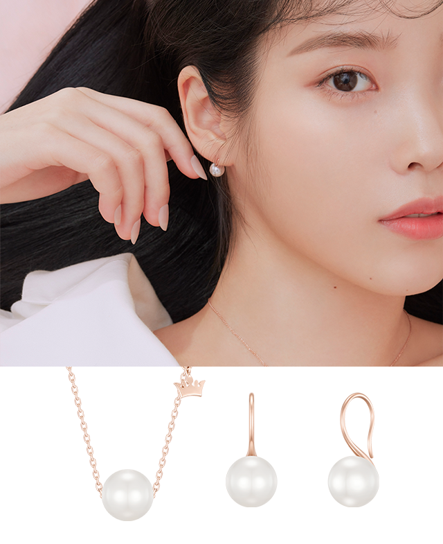 [아이유 PICK] TIARA Oh Young 목걸이+귀걸이 세트 (SET-J0-0325)