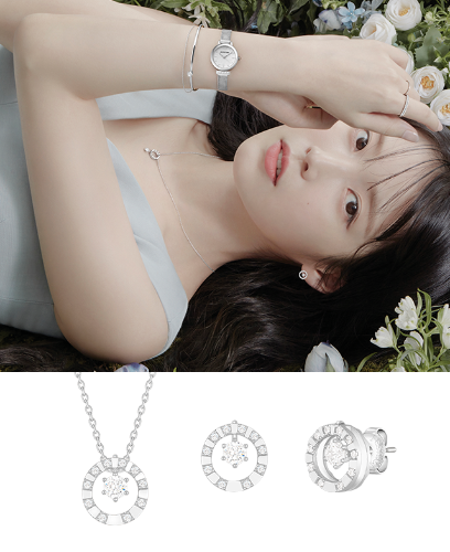 [아이유 PICK] J.Fenella DUELLO 목걸이+귀걸이 세트 (SET-J0-0326)