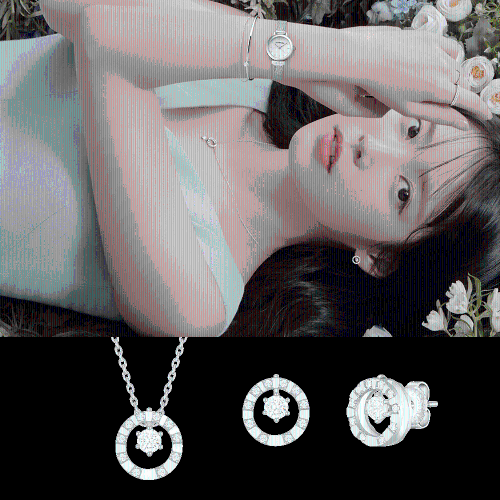 [아이유 PICK] J.Fenella DUELLO 목걸이+귀걸이 세트 (SET-J0-0326)